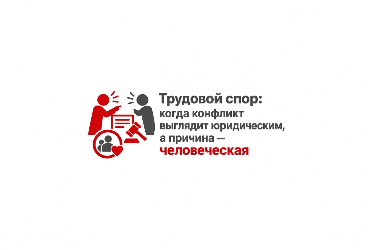 Трудовой спор: когда конфликт выглядит юридическим, а причина — человеческая